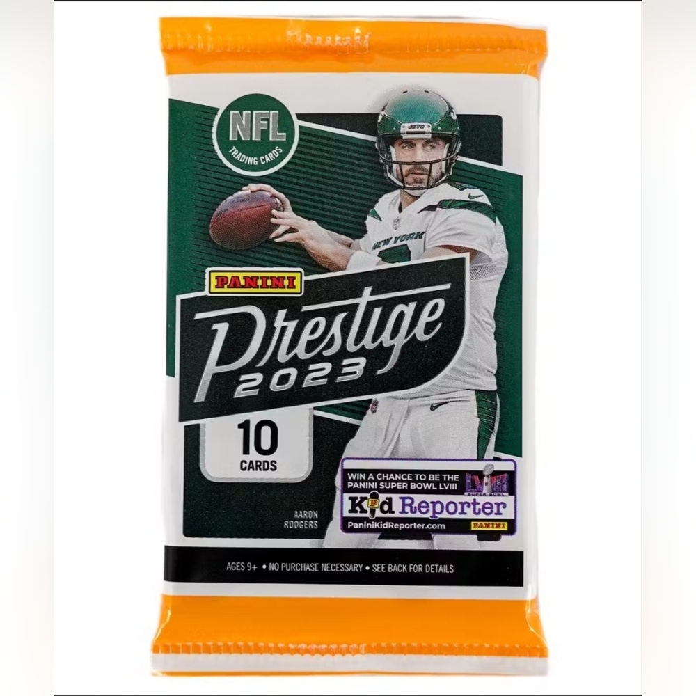 2023 Panini Prestige Football Retail Pack Of 10 cards